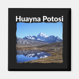 Bolivia Huayna Potosi Mountain - Andes Art Magneet