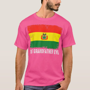 Bolivia in nood Vlag Beste grootvader ooit T-shirt