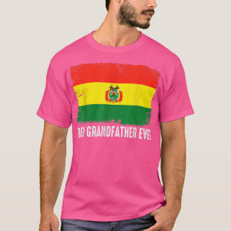Bolivia in nood Vlag Beste grootvader ooit T-shirt