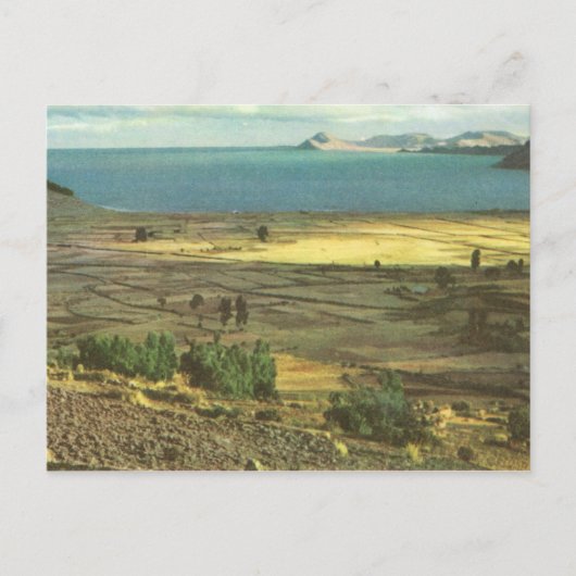 Bolivia, meer van Titicaca Briefkaart (Voorkant)