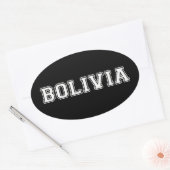 Bolivia Ovale Sticker (Envelop)