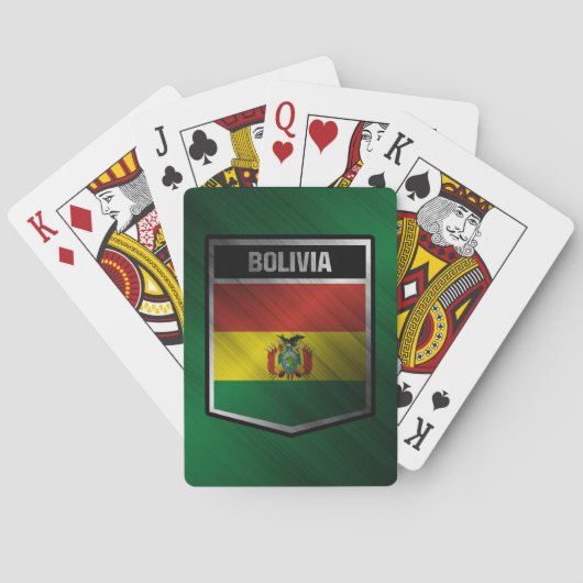 Bolivia Pokerkaarten (Achterkant)