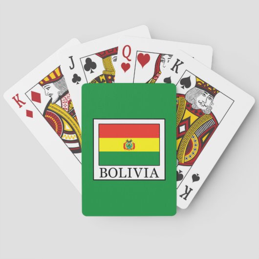 Bolivia Pokerkaarten (Achterkant)