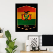 Bolivia Poster (Thuiskantoor)