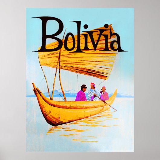 Bolivia reisposter poster (Voorkant)