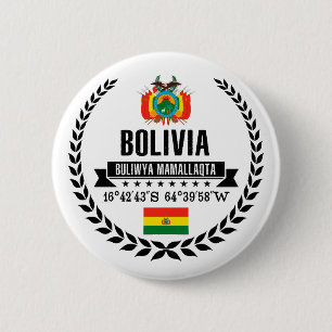 Bolivia Ronde Button 5,7 Cm
