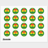 Bolivia Ronde Embleem Sticker (Vel)
