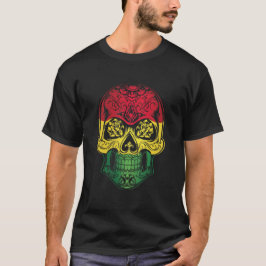 Bolivia Roos en schedel T-shirt
