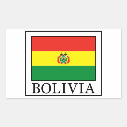 Bolivia Sticker (Voorkant)