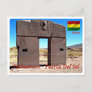 Bolivia - Tiahuanaco - Puerta del Sol - Briefkaart