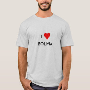 bolivia van het hart t-shirt
