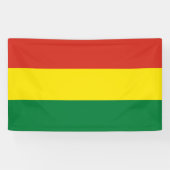 Bolivia vlag banner (Horizontaal)