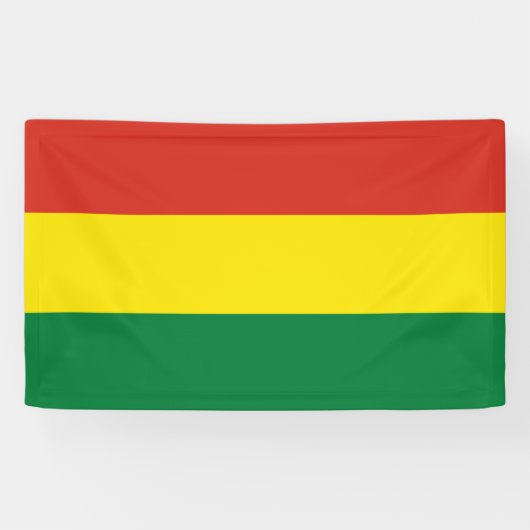 Bolivia vlag banner (Horizontaal)