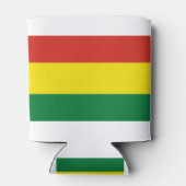 Bolivia vlag blikjeskoeler (Achterkant)