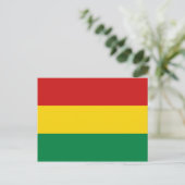 Bolivia Vlag Briefkaart (Staand voorkant)