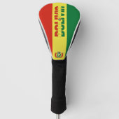 Bolivia Vlag: een prachtig patriottisch Golfkopje Golfheadcover (Voorkant)