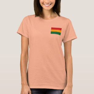 Bolivia Vlag + Landkaart T-Shirt