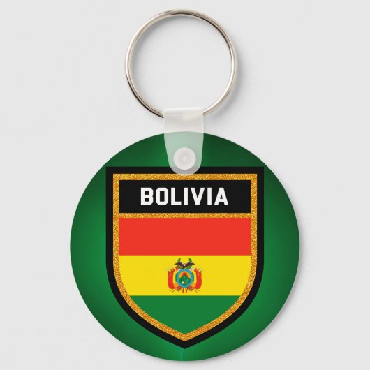 Bolivia vlag sleutelhanger (Voorkant)