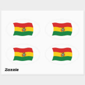 Bolivia Vlag Sticker (Vel)