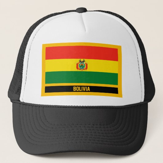 Bolivia vlag trucker pet (Voorkant)