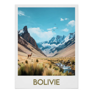 Bolivia-weergave Perfect Poster