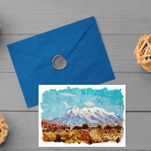 Bolivia Zuid-Amerika Landschap Briefkaart