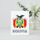 Boliviaans Emblem Briefkaart (Staand voorkant)