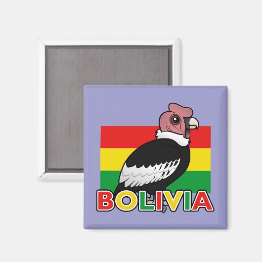 Boliviaanse Andes Condor Magneet (Voorkant / Achterkant)