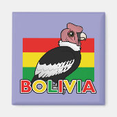Boliviaanse Andes Condor Magneet (Voorkant)