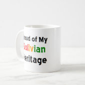 boliviaanse koffie - mok (Voorkant links)