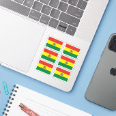 Boliviaanse vlag sticker (Laptop met iPhone)