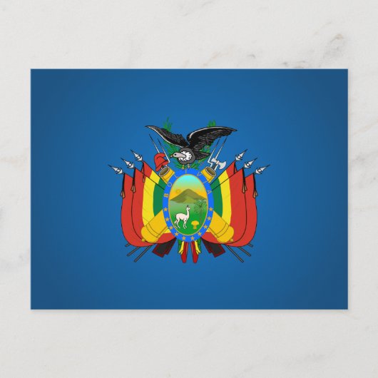 Boliviaanse wapenschild briefkaart (Voorkant)