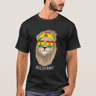 Boliviano Bolivia Vlag Boliviaans Erfgoed Bolivia T-shirt