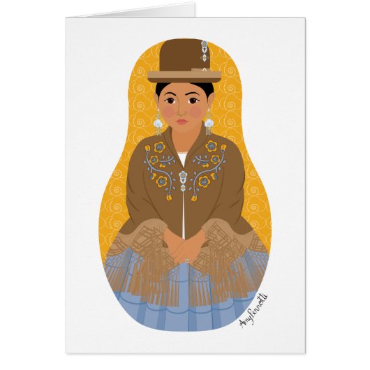 Bolivien, Aymara Matryoshka (Devant)