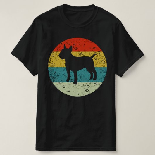 bollen doodsbang boston retro silhouette 70 s t-shirt (Design voorkant)