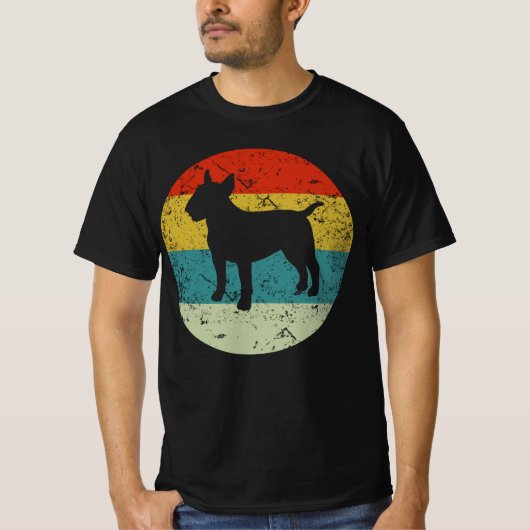 bollen doodsbang boston retro silhouette 70 s t-shirt (Voorkant)