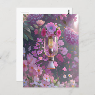 Bollen in bloemen, Postcrossing Briefkaart