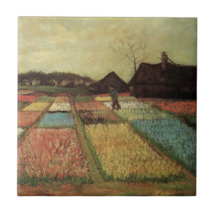 Bollenvelden door Vincent van Gogh Tegeltje