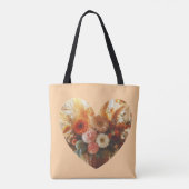 Bolloming Heart Full Print Sac fourre-tout (Dos)