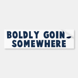 Bolly gaat ergens heen bumpersticker