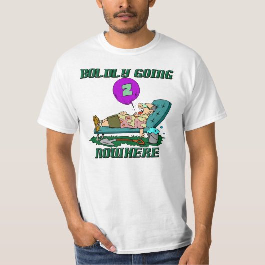Bolly Going Nowhere Lazy Vaderdag T-shirts (Voorkant)