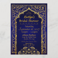 Bollywood Arabian Nights Invitation de la douche n