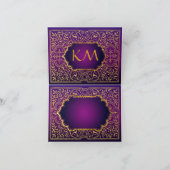 Bollywood Arabian Nights Merci Carte Note (Intérieur)