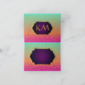 Bollywood Arabian Nights Merci Carte Note (Intérieur)