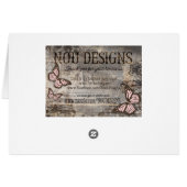 Bollywood Arabian Nights Merci Carte Note (Dos Horizontal)