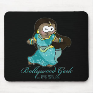 bollywood geek voor zwarte kopie, bollywood geek t muismat