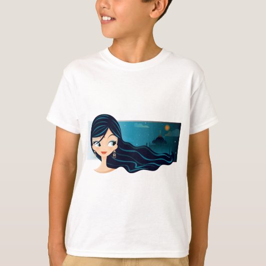 Bollywood Girl T-shirt (Voorkant)