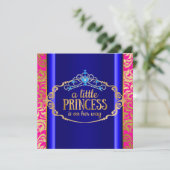 Bollywood Indiase Prinses Baby Shower Kaart (Staand voorkant)