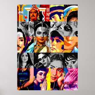 Bollywood Pattern 3 Poster