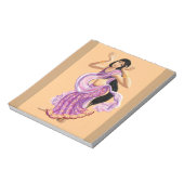 Bollywood sari danseres notitieblok (Gedraaid)